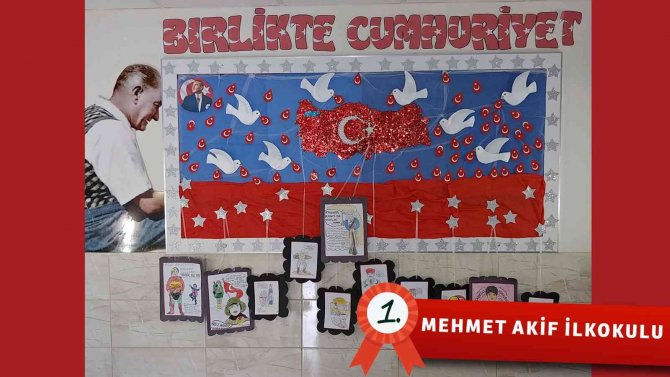 “29 Ekim Cumhuriyet Bayramı” Temalı Resim Yarışmasının Sonuçları Açıklandı