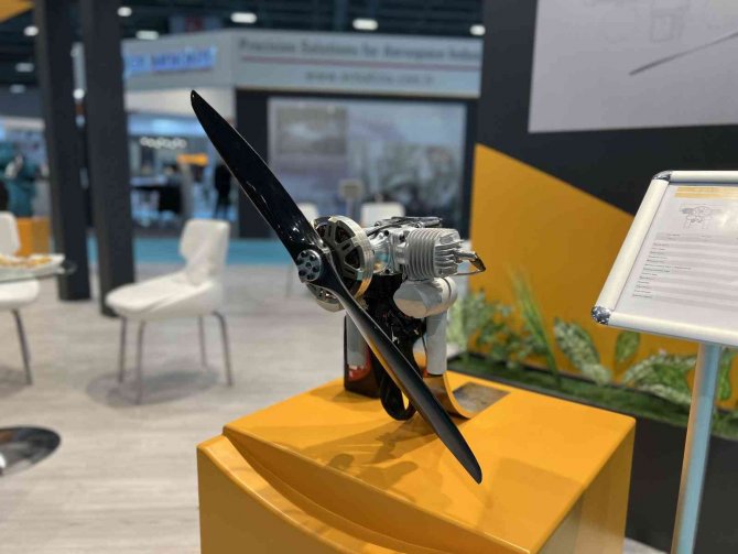 İ̇ha’lar İçin Üretilen Yerli Motorlar Saha Expo’da Sergileniyor