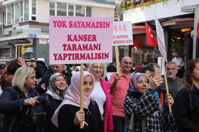 Samsun’da ’Pembeni Al Gel’ Farkındalık Yürüyüşü