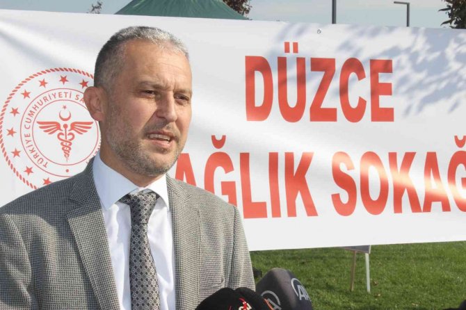 Düzce’de Sağlık Sokağı Kuruldu