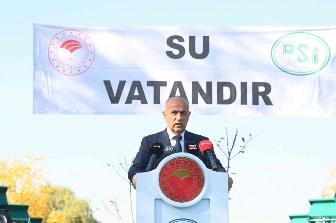 Bakan Kirişci: “Suyun Tarımda Kullanılmasıyla İlgili Çalışmalarımız Tamamlandığında Vatandaşlarımızla Paylaşacağız”
