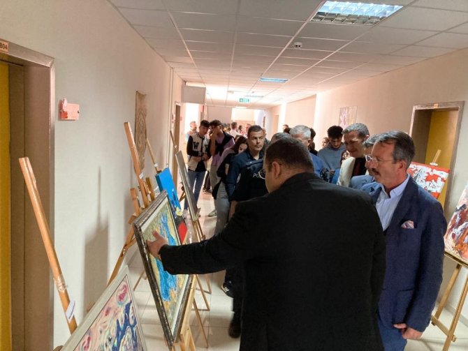 Buharkent Myo’da Plastik Sanatlar Sergisi Açıldı