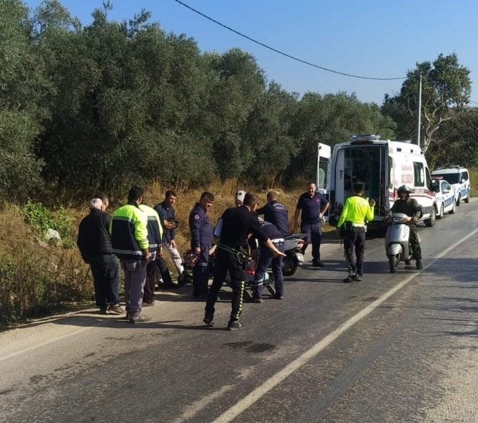 Erdek’te Motosiklet Kazası 1 Kişi Yaralı