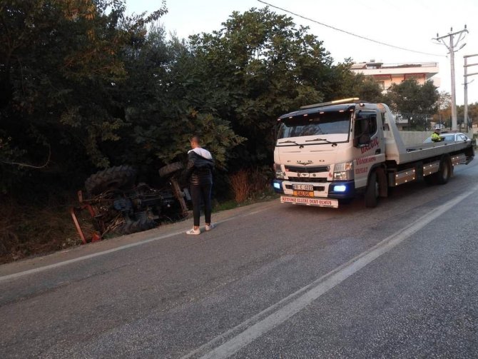 Erdek’te Traktör Kazası 1 Kişi Yaralı