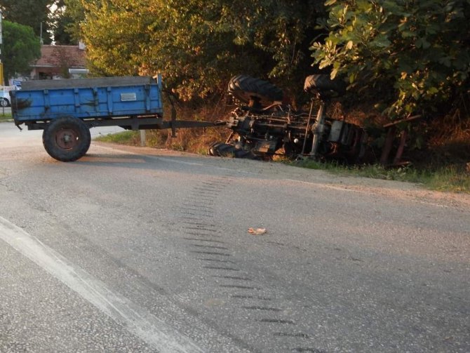 Erdek’te Traktör Kazası 1 Kişi Yaralı