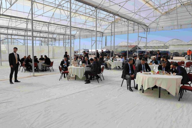 Eskişehir Ve Konya Protokolü Mahmudiye’de Bulunan Jeotermal Serada Buluştu