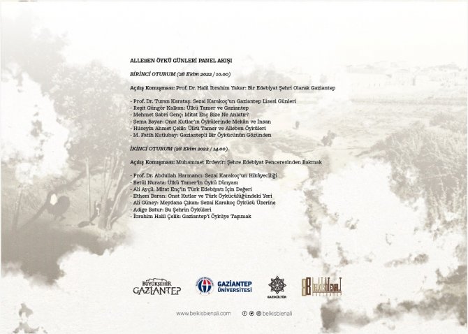 Gaziantepli Öykücüler “Alleben Öykü Günleri”nde Anılıyor