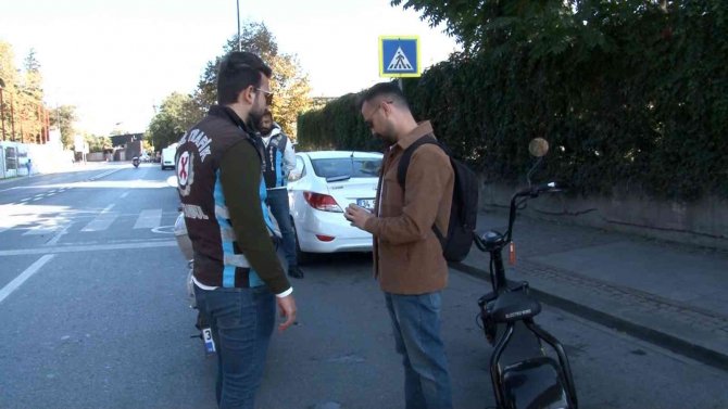 İ̇stanbul’da Elektrikli Scooter Denetimi