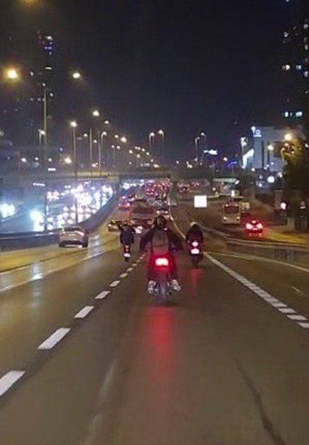 Pendik’te ‘Tek Teker’ Magandası Kamerada