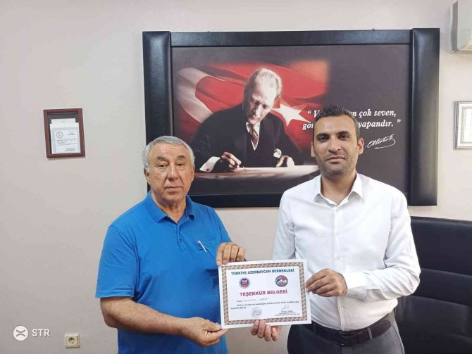 Serdar Ünsal’dan Muharrem Verberi Ve Serhat Türkeli’ye Teşekkür Belgesi