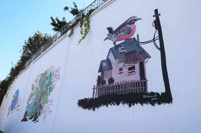 Tokat’ta Cadde Duvarları Renkleniyor