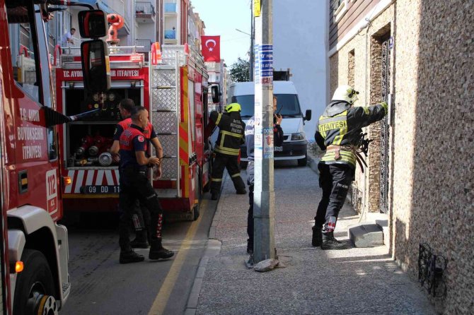 Aspiratörden Çıkan Yangın İtfaiye Ekiplerini Harekete Geçirdi