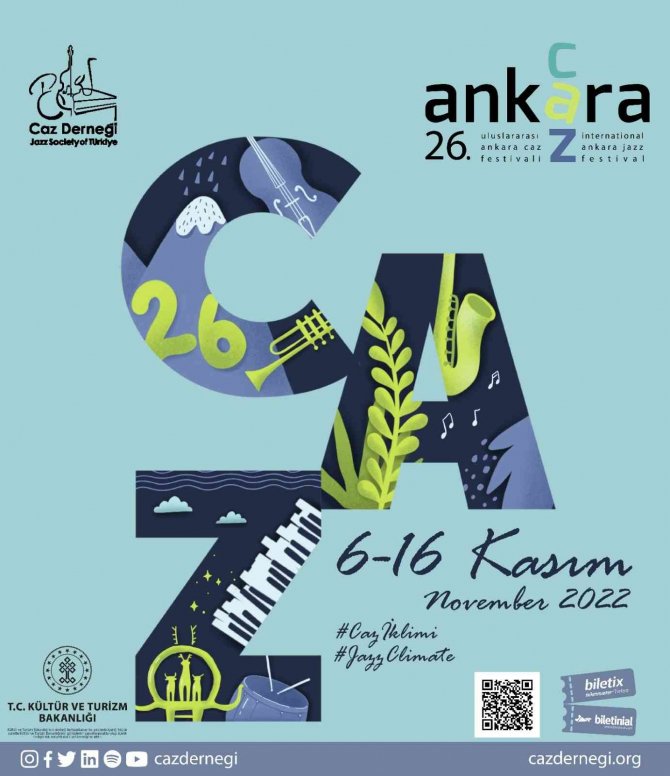 Uluslararası Ankara Caz Festivali Başlıyor