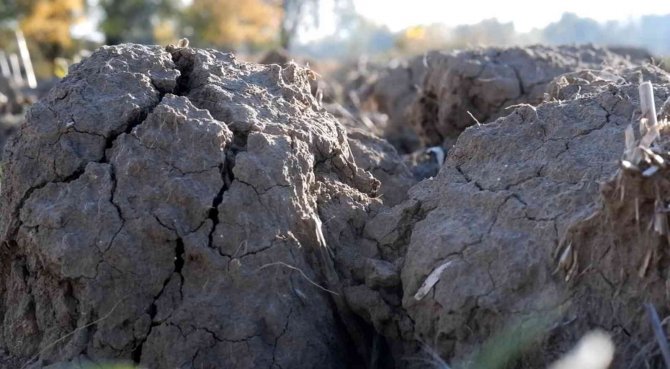 Korkutan Rapor Korkutan Görüntü: Kuraklık Toprağı Taş Gibi Yaptı, Çiftçi Ekim Yapamıyor