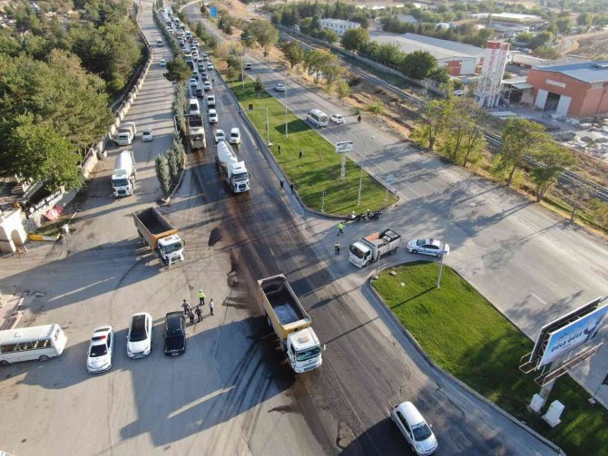 Elazığ’da Dron Destekli Şok Trafik Denetimleri Devam Ediyor