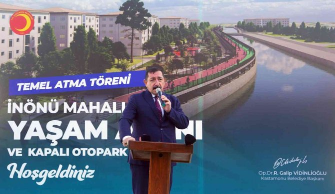 40 Milyon Liraya Mal Olacak Yaşam Alanının Temeli Atıldı