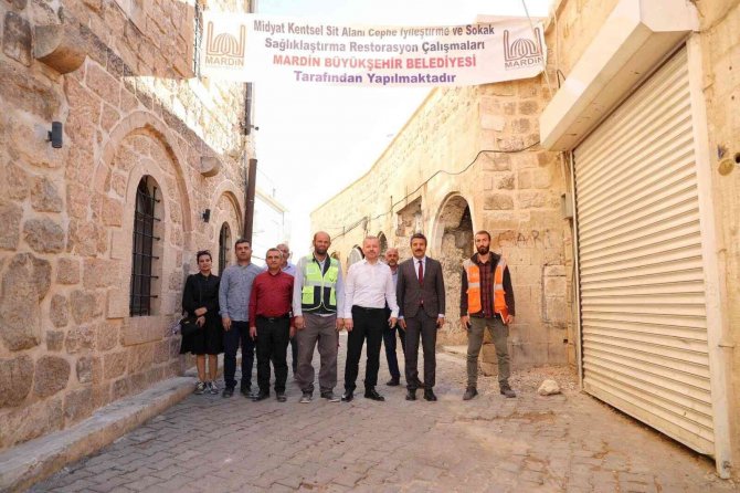 Midyat’ın Tarihi Mekanları Yeniden Hayat Buluyor