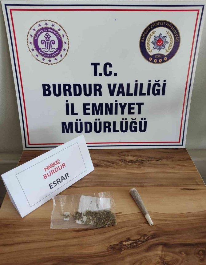 Burdur Emniyetinden Narkotik Operasyonu: 2 Tutuklama