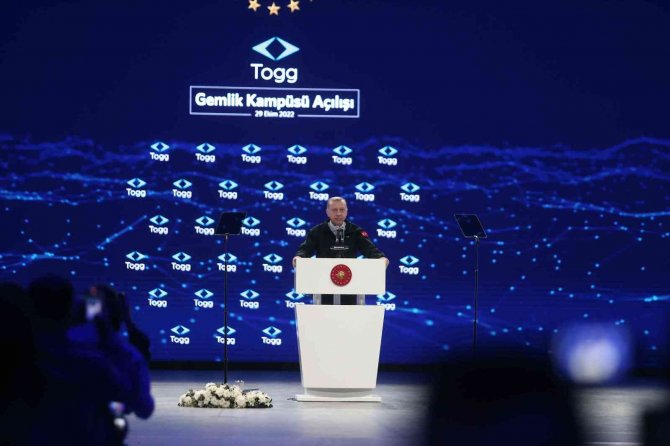 Cumhurbaşkanı Erdoğan: “Togg Ülkemizin Güçlü Yarınları İçin Bu Ortak Hayali Kurmanın Tadını Hepimize Yaşatan Projenin Adıdır”