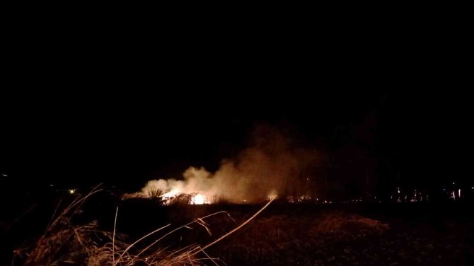 Hatay’da 3 Ayrı Noktada Sazlık Yangını
