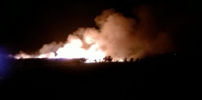 Hatay’da 3 Ayrı Noktada Sazlık Yangını