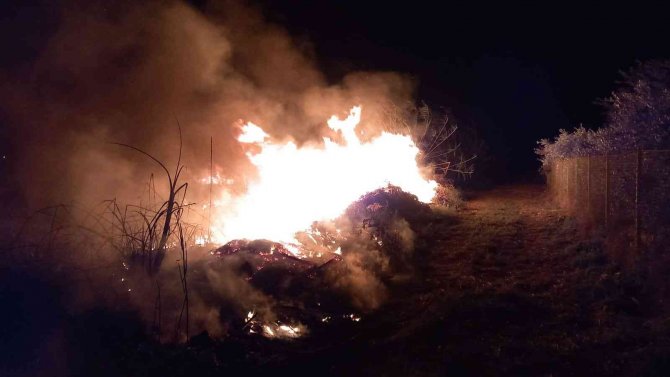 Hatay’da 3 Ayrı Noktada Sazlık Yangını
