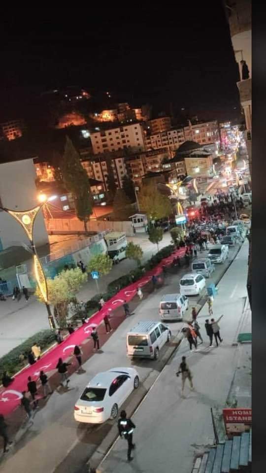 Şemdinli De ‘Fener Alayı’ Yürüyüşü Yapıldı