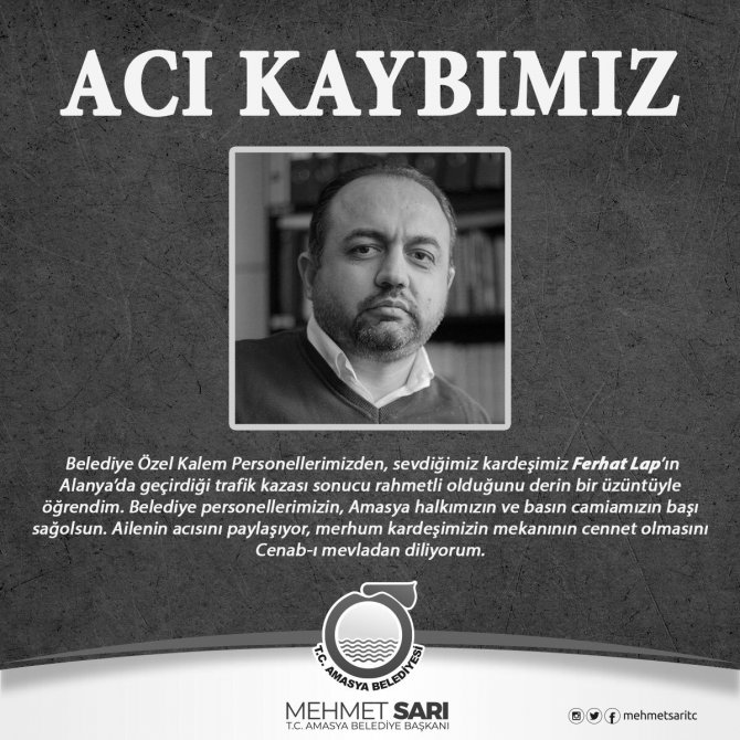 Gazeteci Ferhat Lap, Alanya’da Geçirdiği Kazada Hayatını Kaybetti