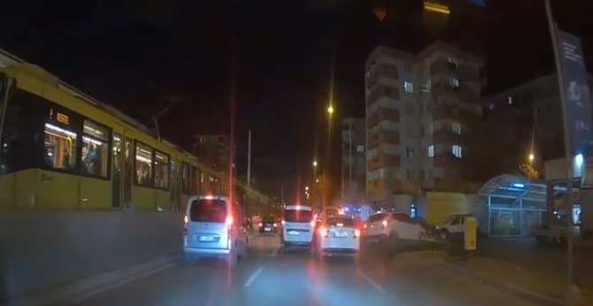 Kazalar Araç Kameralarına Yansıdı