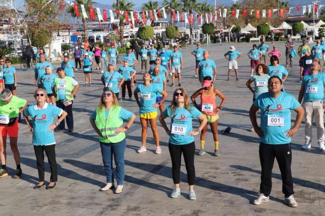 Fethiye’de “Yaşam İ̇çin Yarış” Koşusu Düzenlendi