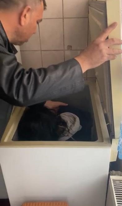 4 Suçtan Aranan Kadın Derin Dondurucudan Çıktı