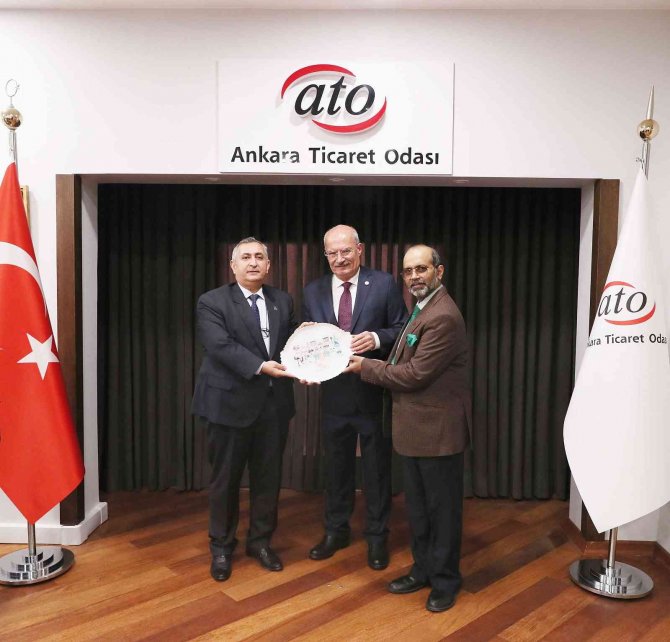 Hindistan Vakfı Heyetinden Ato Başkanı Baran’a Ziyaret