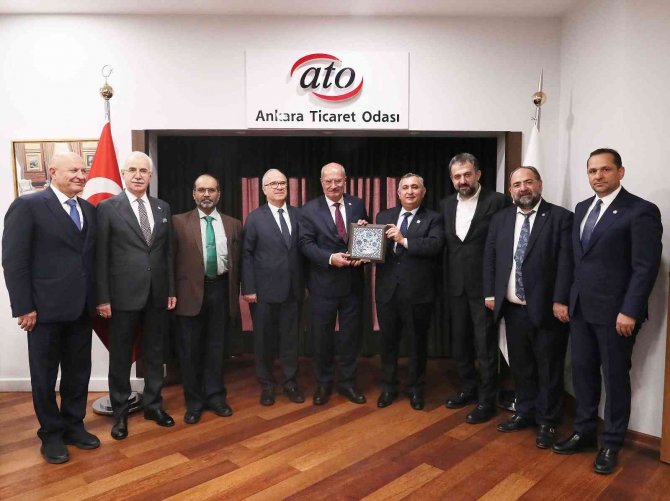 Hindistan Vakfı Heyetinden Ato Başkanı Baran’a Ziyaret