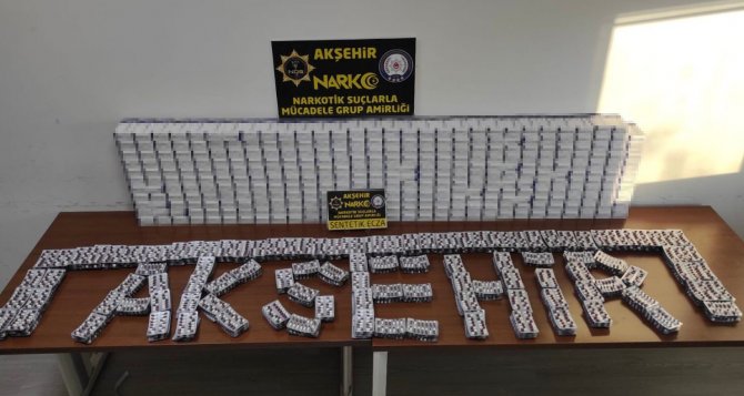 Konya’da Beyaz Çarşafa Gizlenmiş Binlerce Uyuşturucu Hap Ele Geçirildi