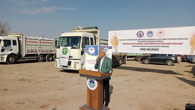 Üretime Katkı İçin Üreticilere Buğday Tohumu