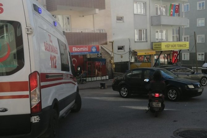 Bilecik’te Otomobil İle Motosiklet Çarpıştı, 1 Kişi Yaralandı