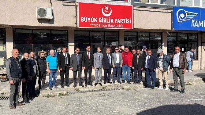 Yenice’de Bbp İlçe Başkanlığına Necdet Karabıyık Seçildi