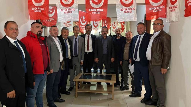 Yenice’de Bbp İlçe Başkanlığına Necdet Karabıyık Seçildi