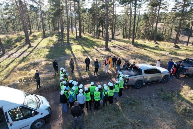 Çakü Orman Mühendisliği Bölümü Öğrencilerinden Alan Çalışmaları