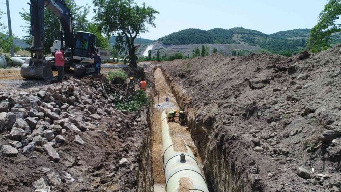 Çanakkale-biga Taşoluk Sulamasında Çalışmalar Devam Ediyor