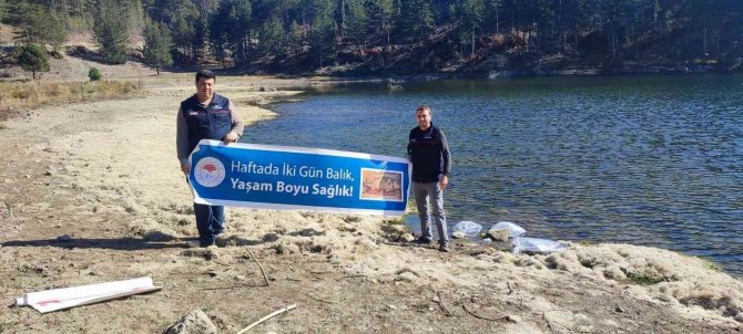 Gediz’de Göletlere 200 Bin Sazan Bırakıldı