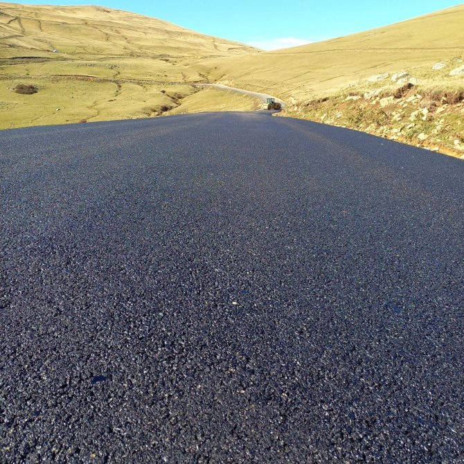 Giresun’da Kulakkaya-bektaş Yayla Yolu Asfaltlanıyor
