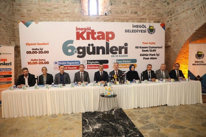 İ̇negöl Belediyesi 6. Kitap Günleri İçin Geri Sayım Başladı