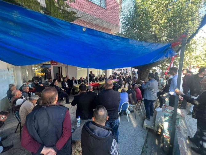 Mhp Heyeti ‘Köyüm Benim’ Sohbet Toplantılarında Türkelilerle Buluştu