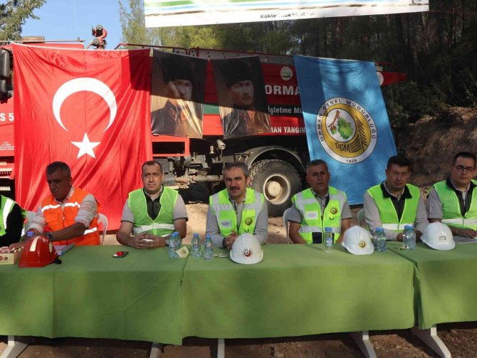 Orman İ̇şletme Müdürlükleri Üretim Tatbikatı Gerçekleştirdi