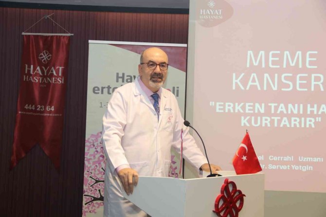 Op. Dr. Servet Yetgin: “Meme Kanseri Olmak İçin Kadın Olmak Yeterli”