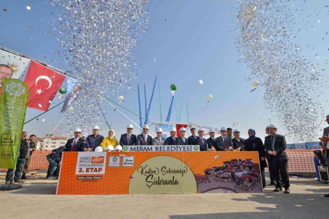Meram Şükran’da Üst Adalar Etabı’nın Temeli Atıldı