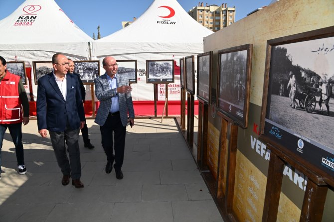 Başkanlar Hilal-i Ahmet Sergisini Ve Kan Bağışı Etkinliğine Ziyaret