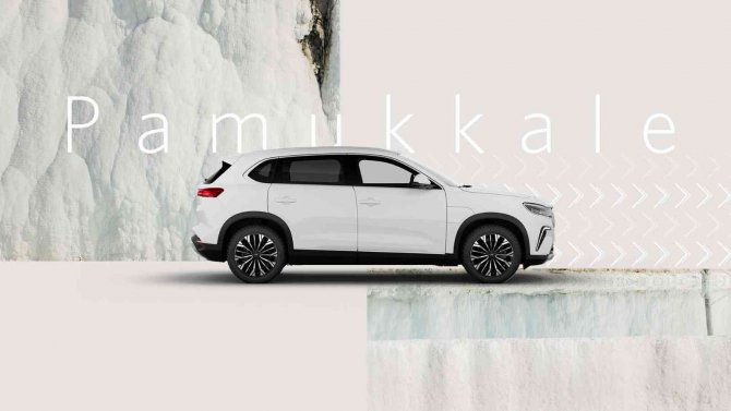 Dünya Mirası Pamukkale’nin Doğal Beyazı Togg Mühendisliğiyle Bütünleşti