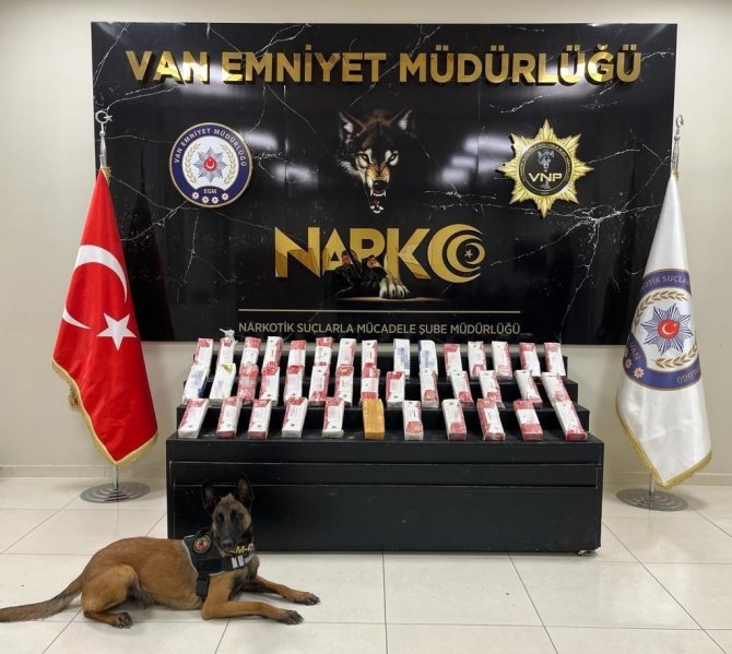 Van’da 31 Kilogram Uyuşturucu Ele Geçirildi